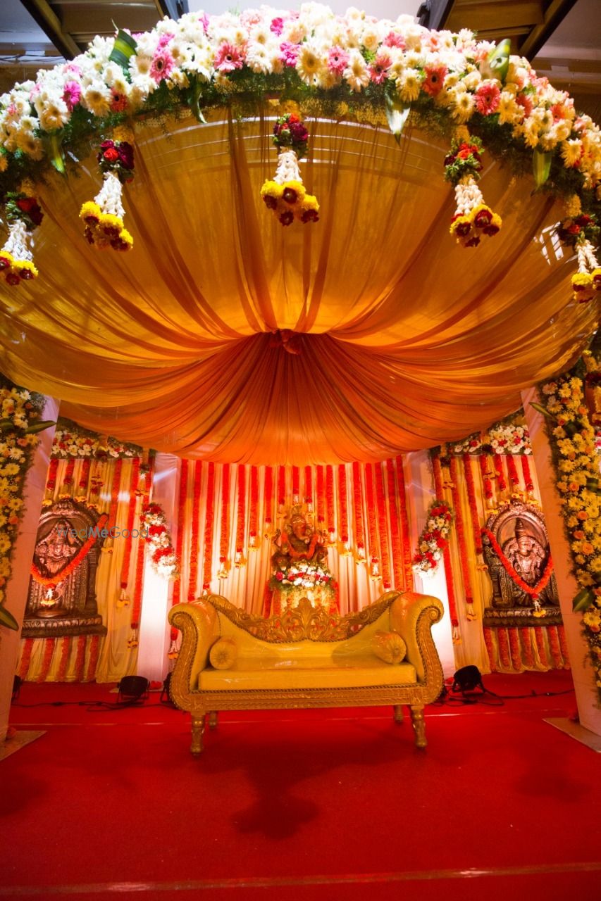 Photo From Round Mandap stage Decoration - By Shine Events - Wedding Stage Decorators