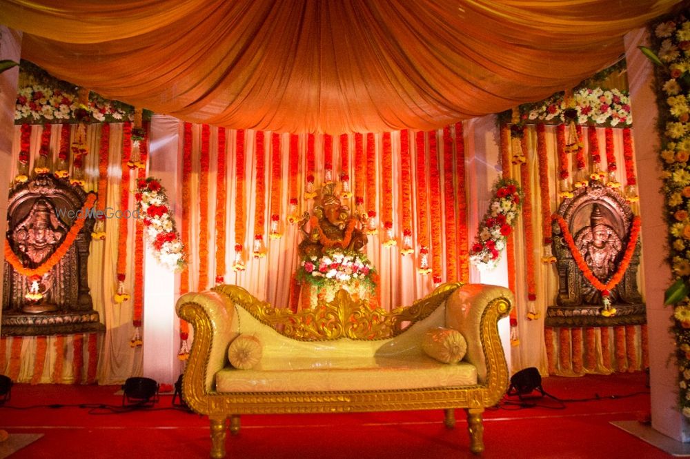 Photo From Round Mandap stage Decoration - By Shine Events - Wedding Stage Decorators