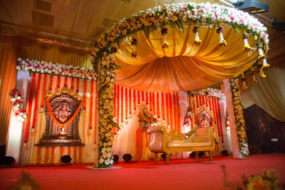 Photo From Round Mandap stage Decoration - By Shine Events - Wedding Stage Decorators