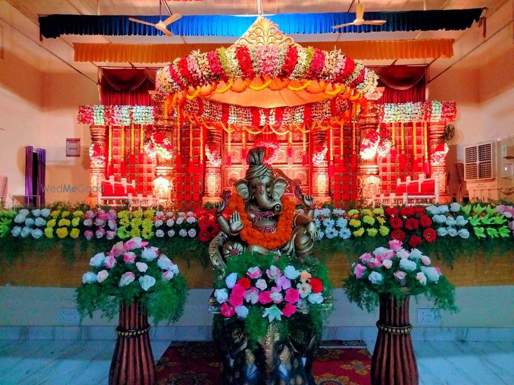 Photo From Round Mandap stage Decoration - By Shine Events - Wedding Stage Decorators