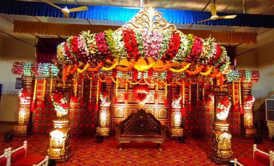 Photo From Round Mandap stage Decoration - By Shine Events - Wedding Stage Decorators