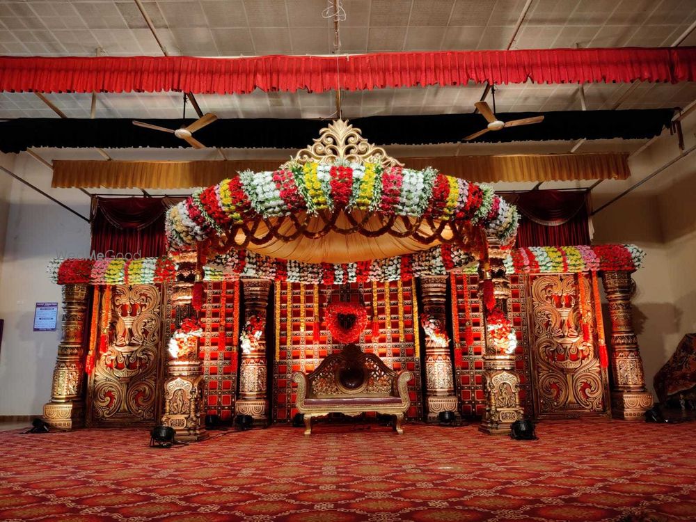 Photo From Round Mandap stage Decoration - By Shine Events - Wedding Stage Decorators