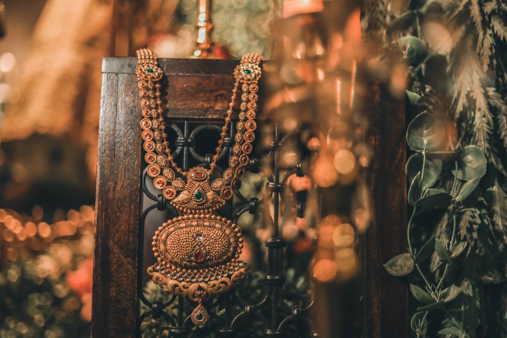 Photo of Gold temple jewellery necklace