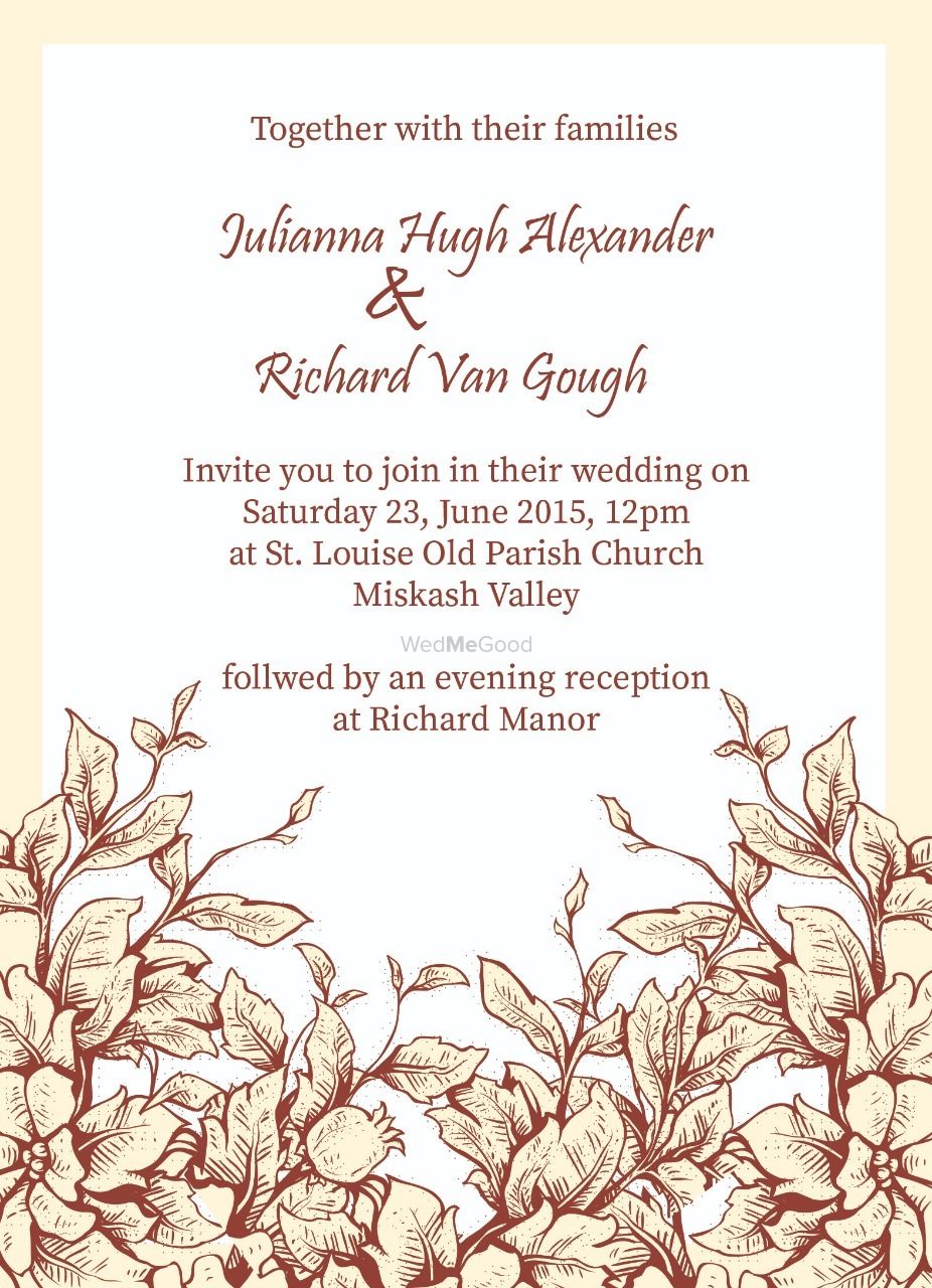 Photo From Whatsapp wedding invitation - By That1Card