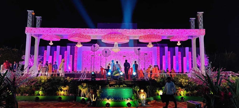 Photo From 5 Chandeliers Set - By Exotica- The Ambience Decorators & Event Management