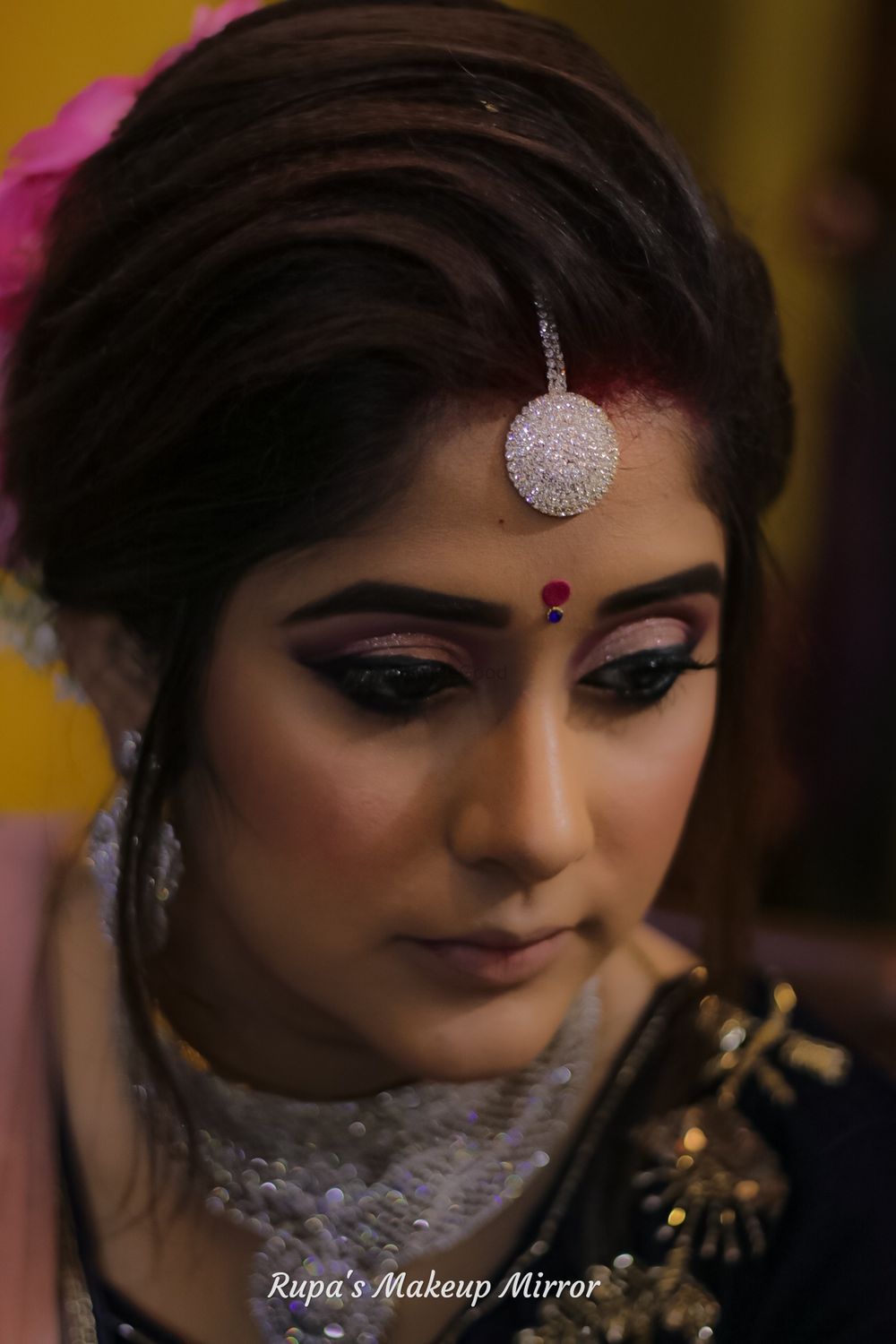 Photo From Bengali Reception Bridal Mkover-28 - By Rupa's Makeup Mirror