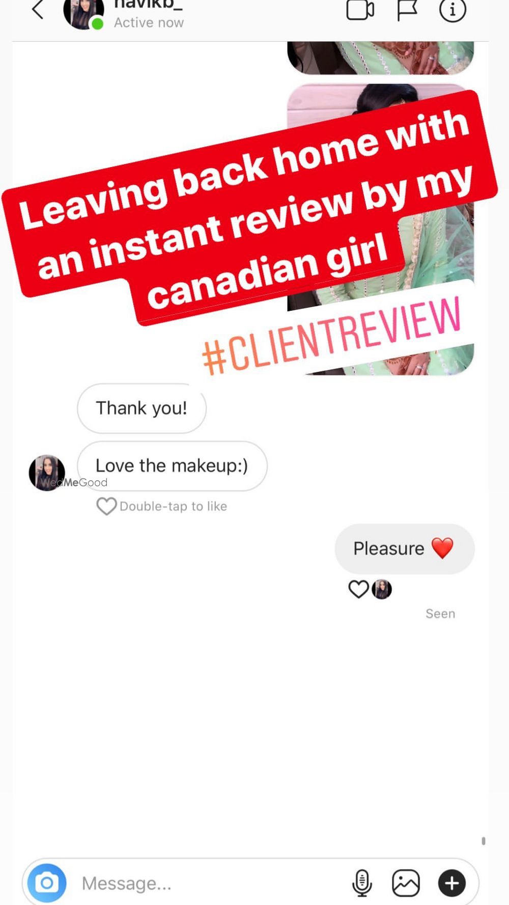 Photo From Reviews via instagram - By Sheena Sindhi Makeup Artist