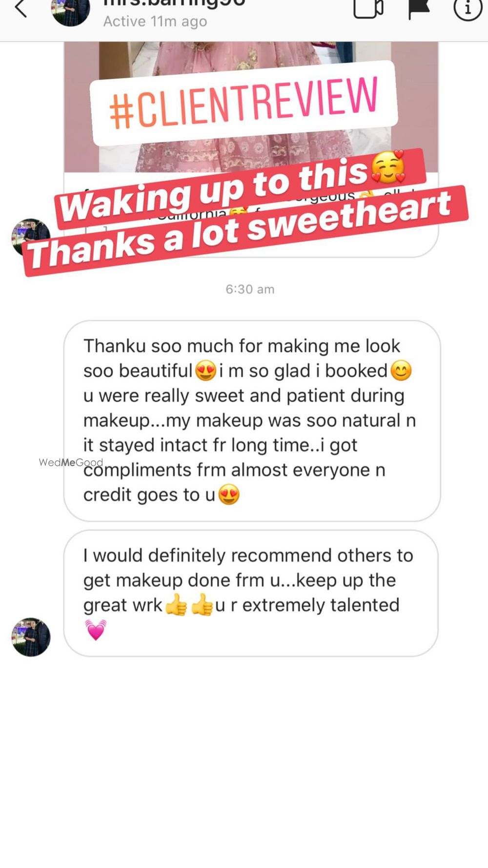 Photo From Reviews via instagram - By Sheena Sindhi Makeup Artist