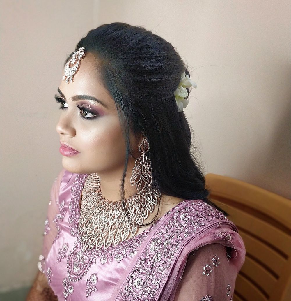 Photo From Keerthana's Reception look - By Hair and Makeup by Vidhya