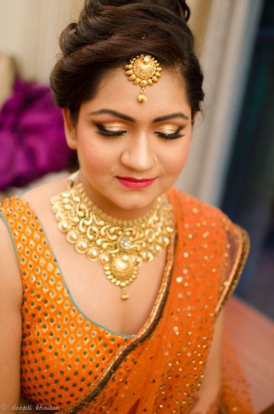 Photo From Shristi's Wedding - By Deepti Khaitan Makeup