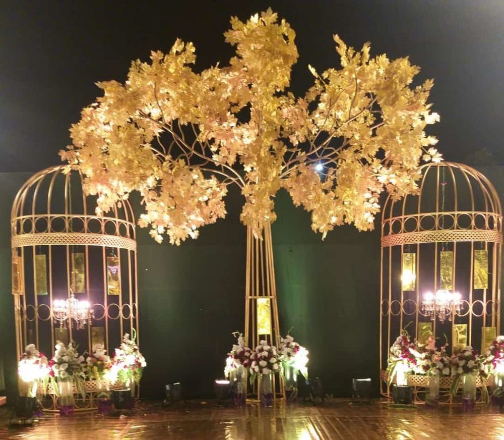 Photo From gold theme - By Stardust Wedding Planners