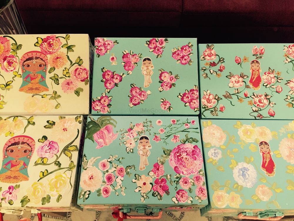 Photo From bridesmaids boxes - By Trunks of joy -by Ruhani Arora