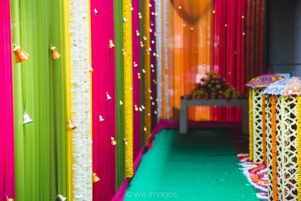 Photo of Colourful Decor with Small Hanging Bells