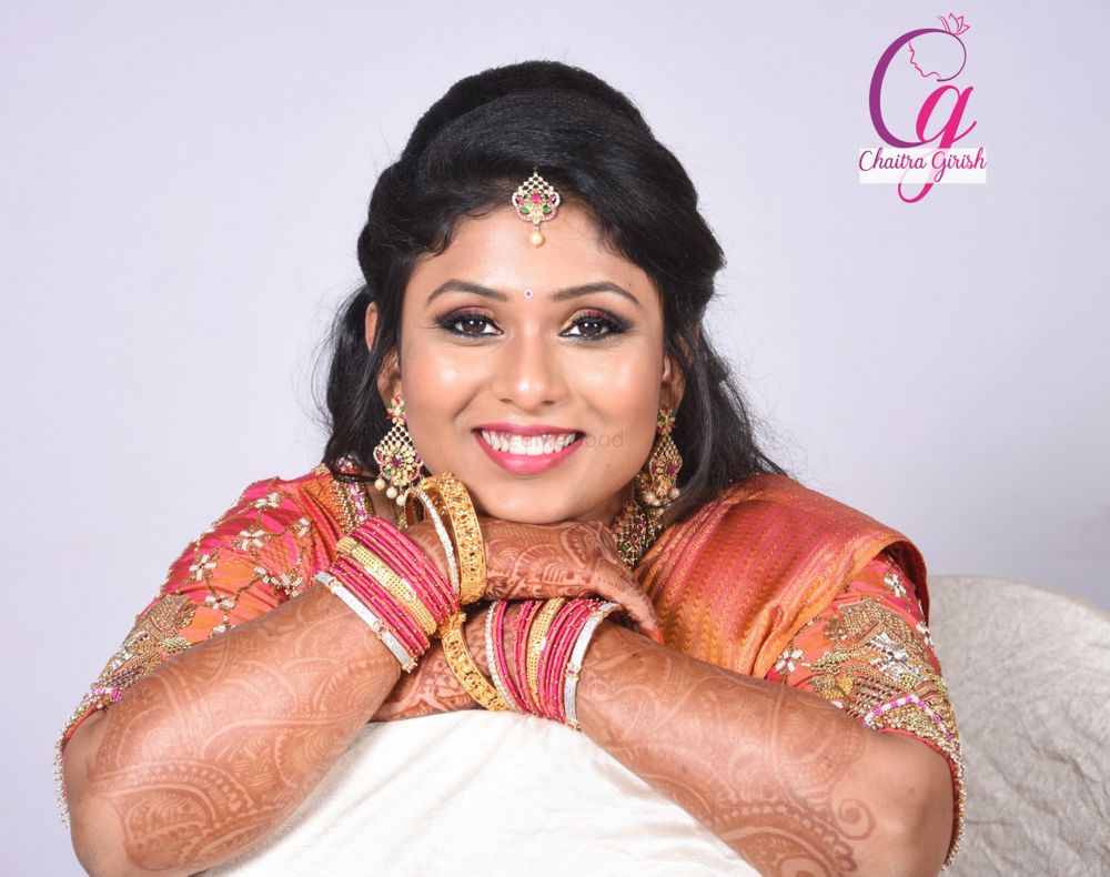 Photo From Sahana's reception Makeover - By Makeup by Chaitra