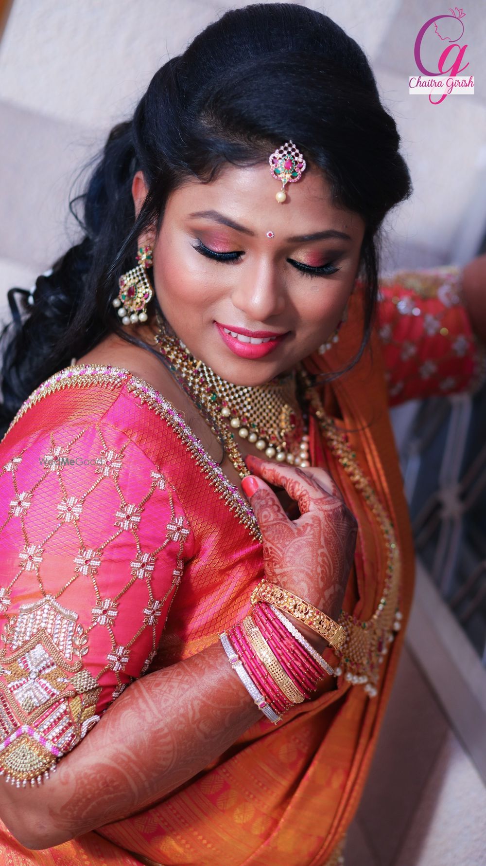 Photo From Sahana's reception Makeover - By Makeup by Chaitra