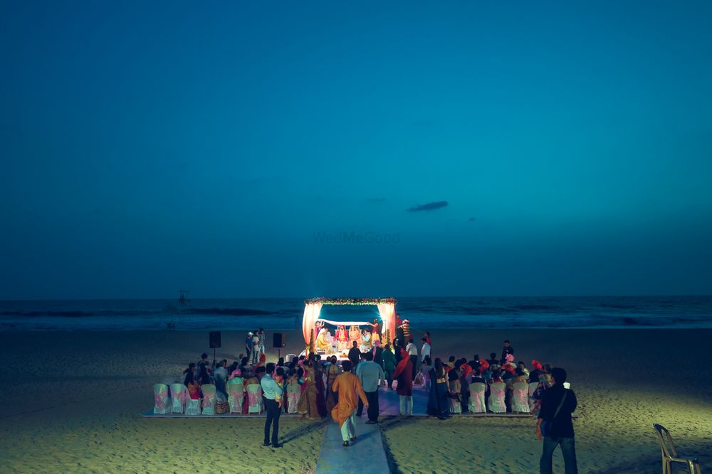 Photo of Intimate Beach Wedding Mandap in Goa