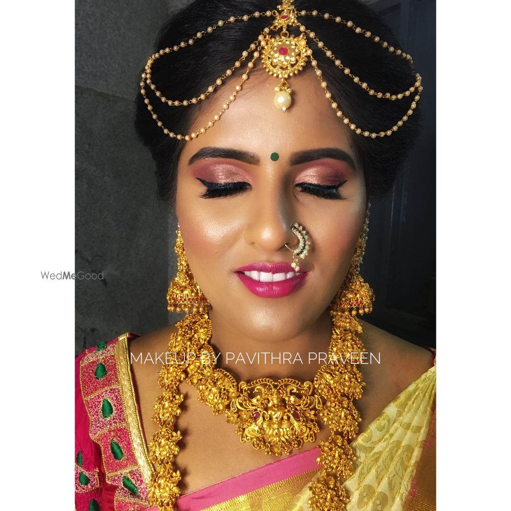 Photo From Mamatha in her wedding  - By Makeup by Pavithra