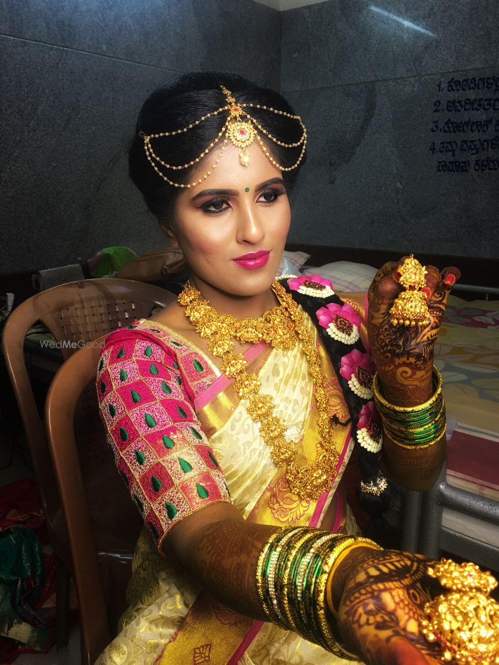 Photo From Mamatha in her wedding  - By Makeup by Pavithra