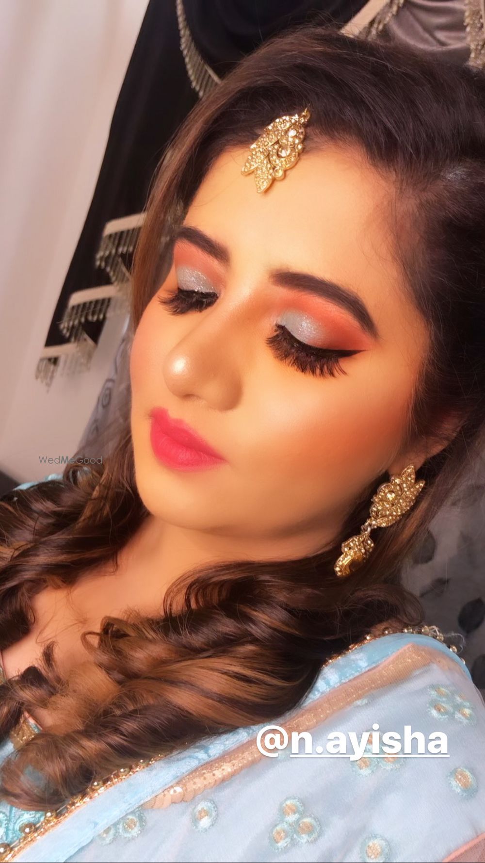 Photo From blue and peach party makeup look  - By Get Sparkled by Aenaz Khan 