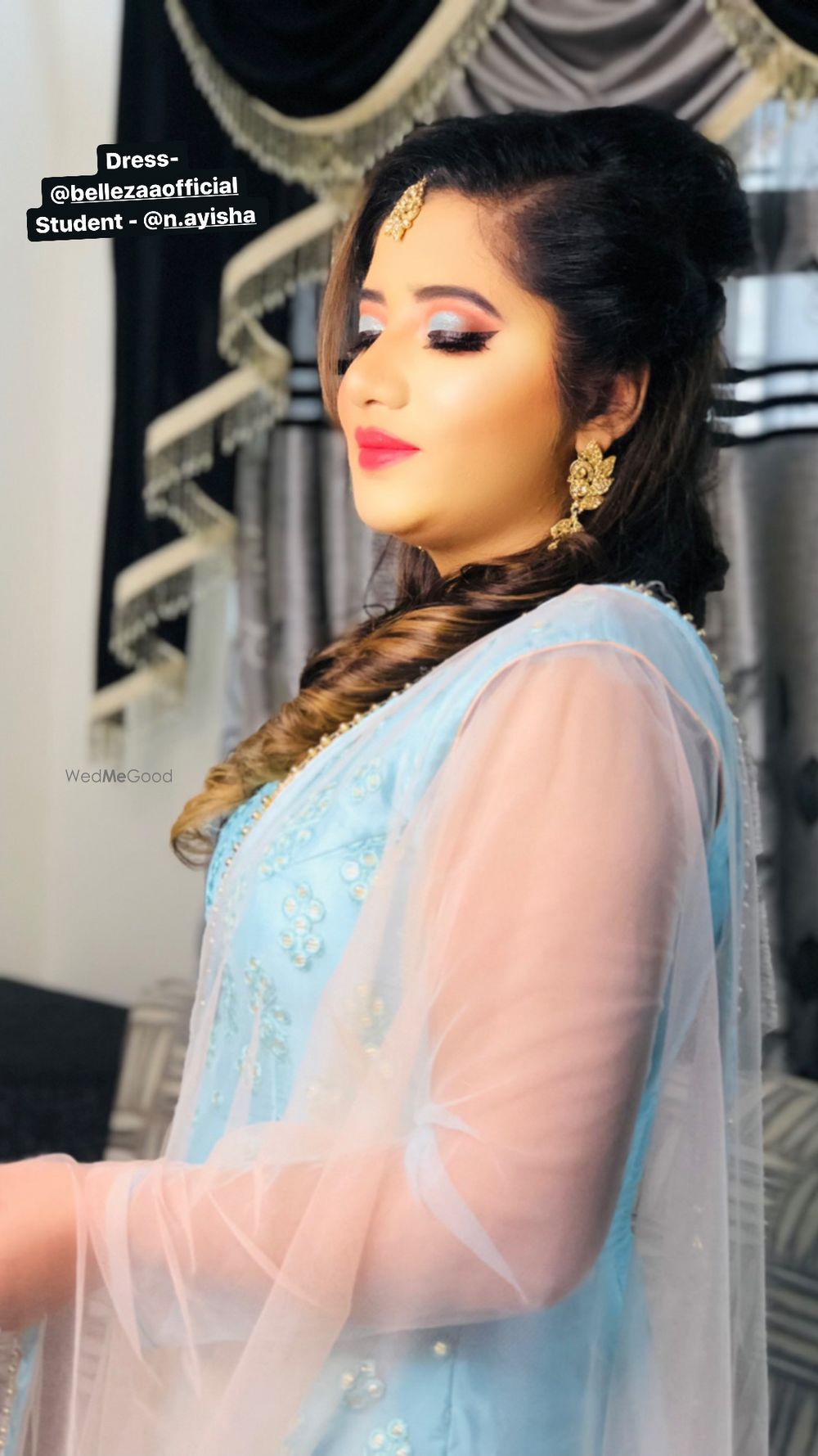 Photo From blue and peach party makeup look  - By Get Sparkled by Aenaz Khan 