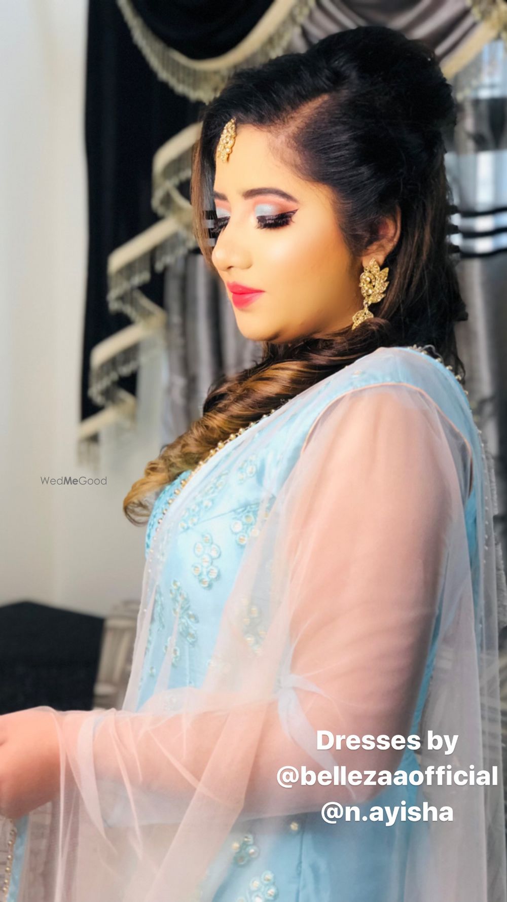 Photo From blue and peach party makeup look  - By Get Sparkled by Aenaz Khan 