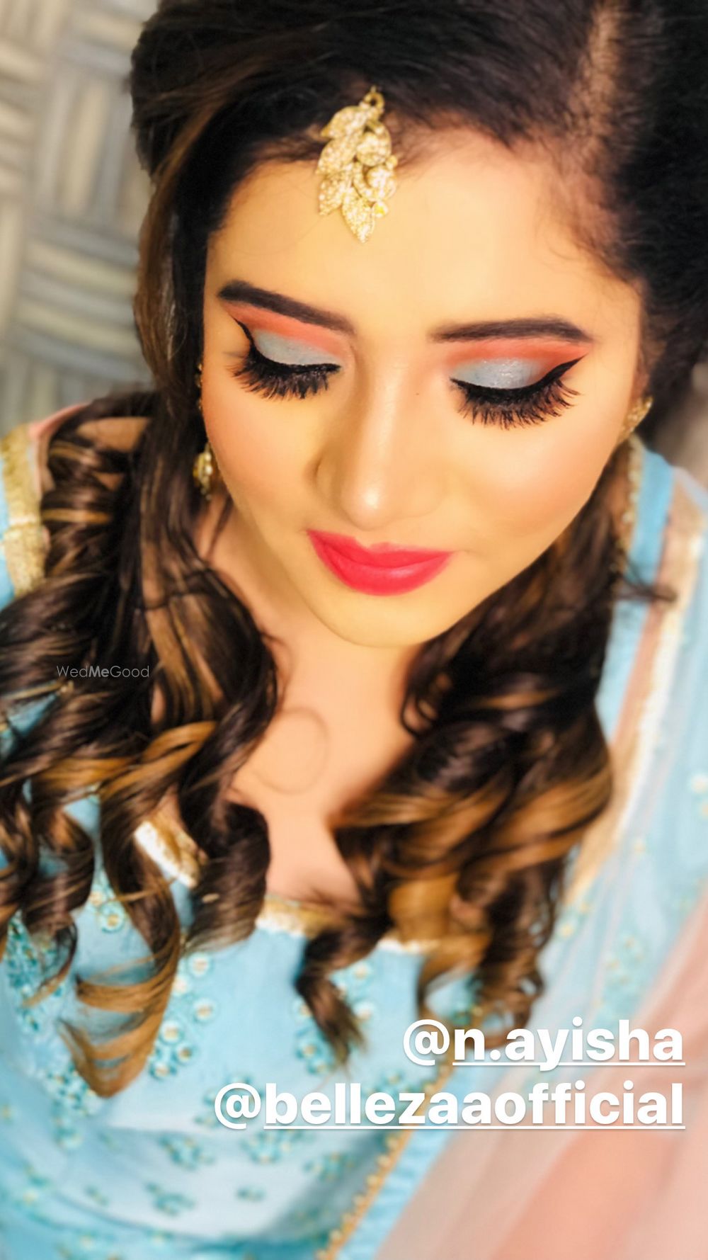 Photo From blue and peach party makeup look  - By Get Sparkled by Aenaz Khan 