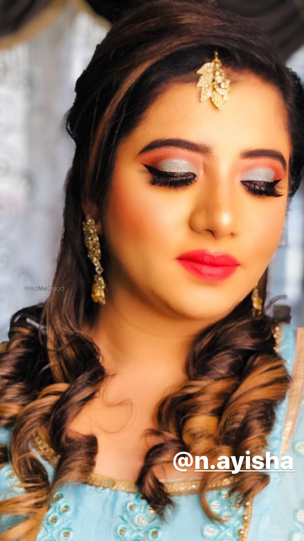 Photo From blue and peach party makeup look  - By Get Sparkled by Aenaz Khan 