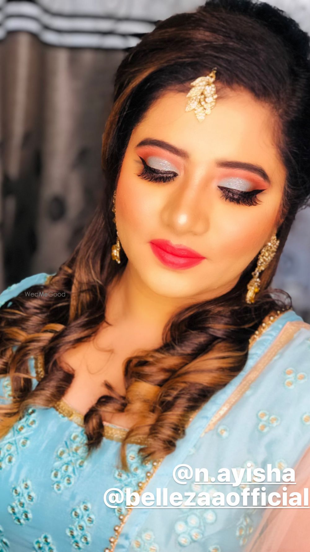 Photo From blue and peach party makeup look  - By Get Sparkled by Aenaz Khan 