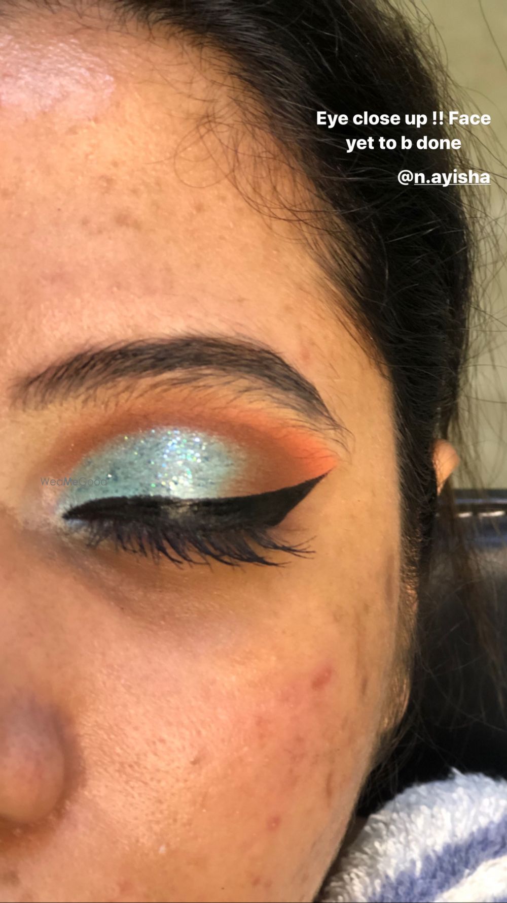 Photo From blue and peach party makeup look  - By Get Sparkled by Aenaz Khan 