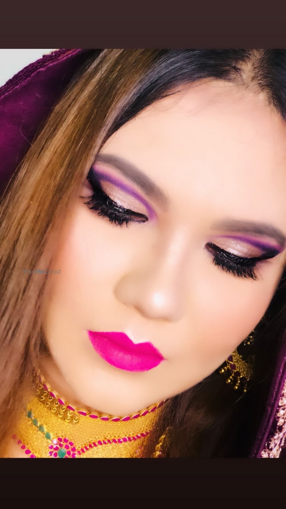 Photo From purple and gold cut crease  - By Get Sparkled by Aenaz Khan 