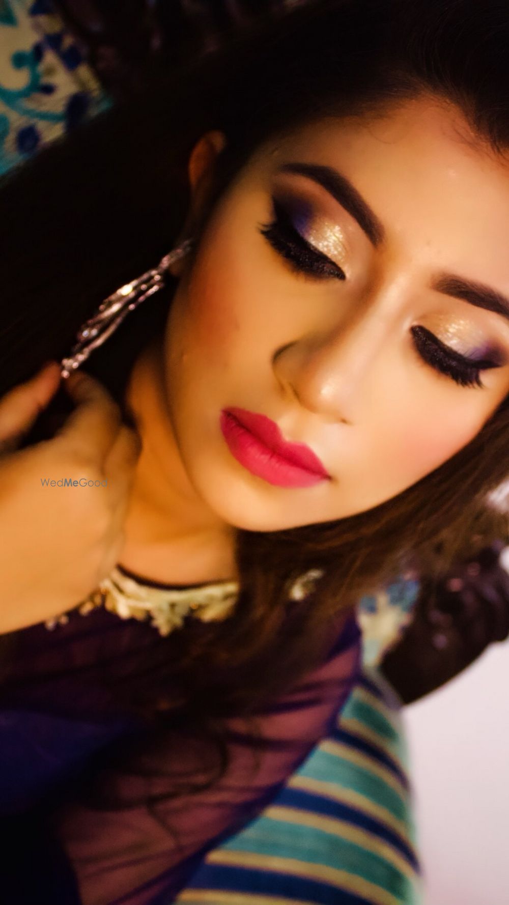 Photo From navy blue n gold look  - By Get Sparkled by Aenaz Khan 