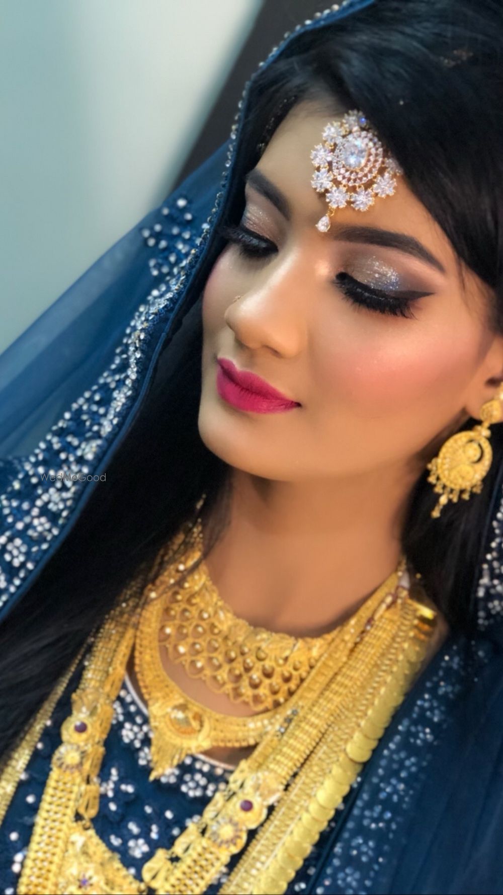 Photo From silver n blue glittery eye  - By Get Sparkled by Aenaz Khan 