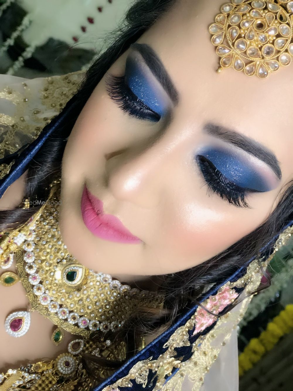 Photo From midnight blue smokey look with hint of glitter  - By Get Sparkled by Aenaz Khan 