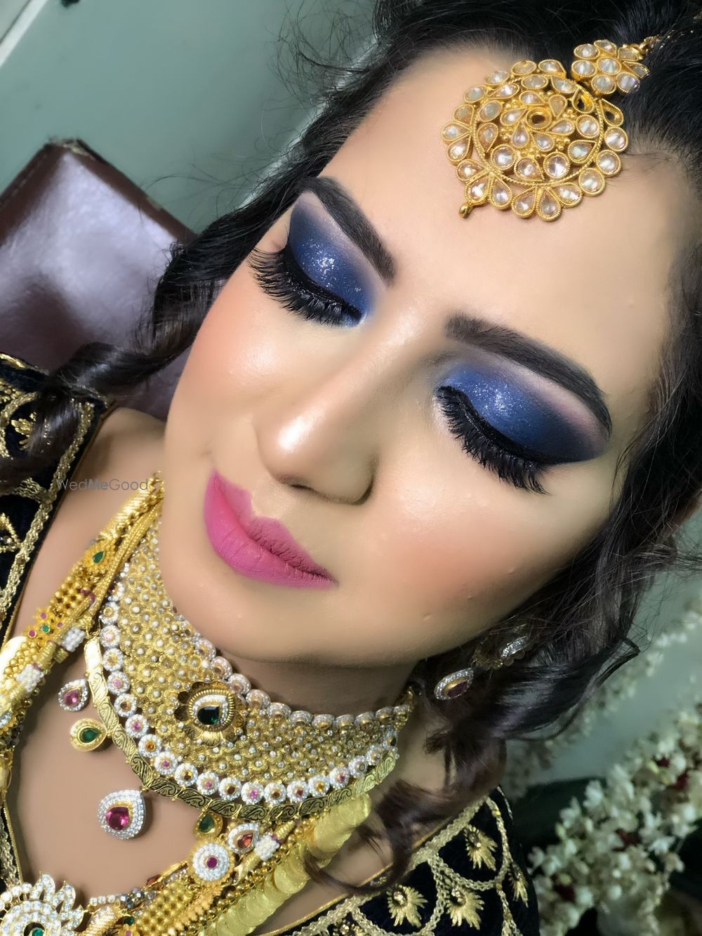 Photo From midnight blue smokey look with hint of glitter  - By Get Sparkled by Aenaz Khan 