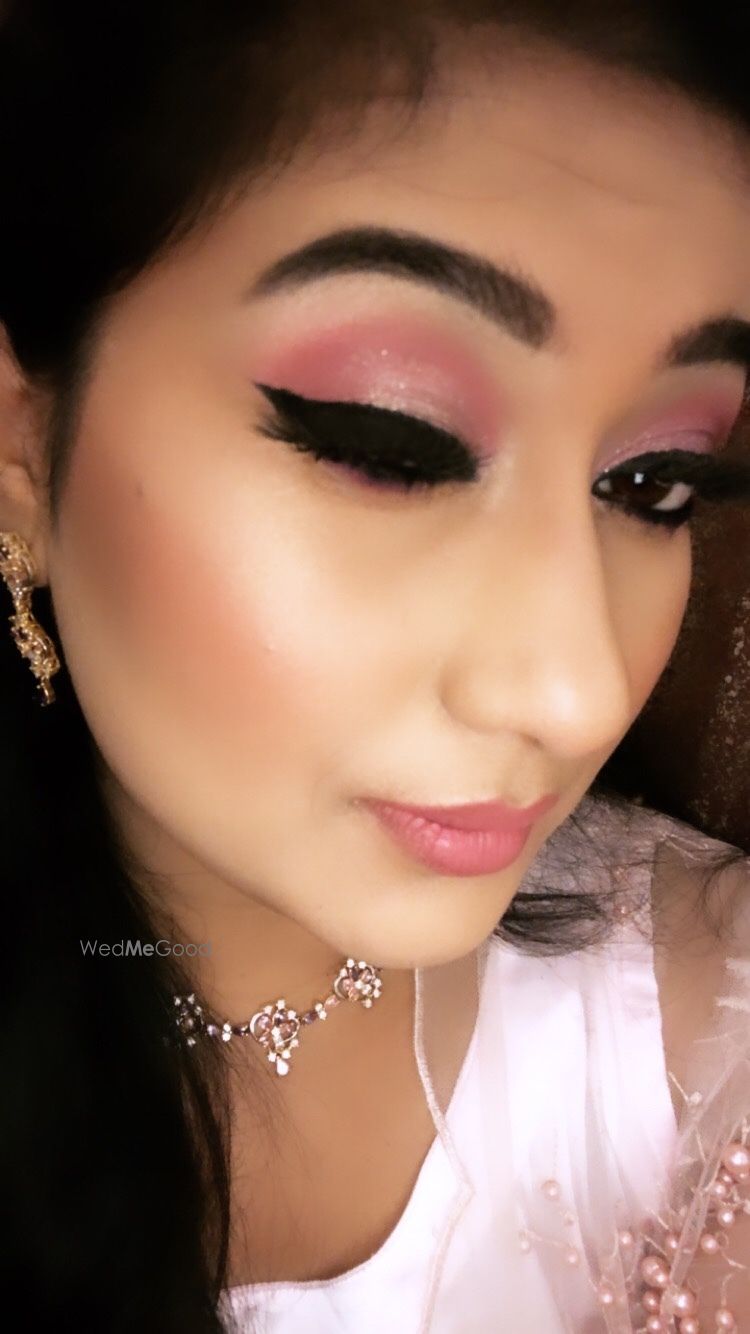 Photo From pink simple party look  - By Get Sparkled by Aenaz Khan 