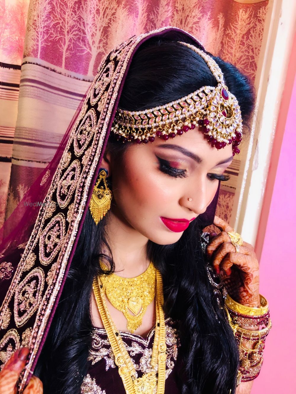 Photo From maroon double cut crease on bridal  - By Get Sparkled by Aenaz Khan 