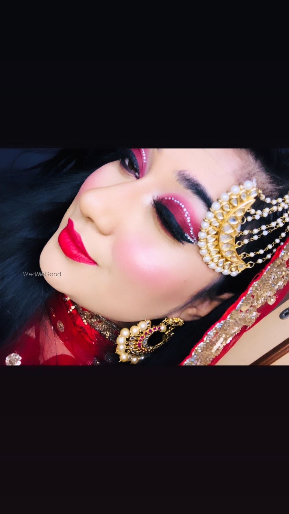 Photo From rhinestone bridal eye makeup  - By Get Sparkled by Aenaz Khan 