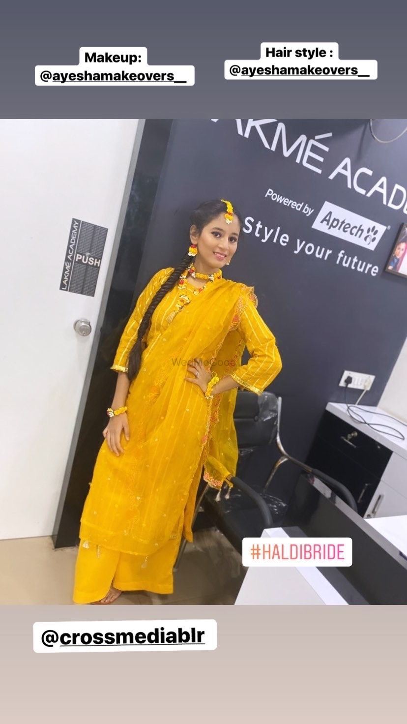 Photo From haldi look - By Ayesha Makeovers