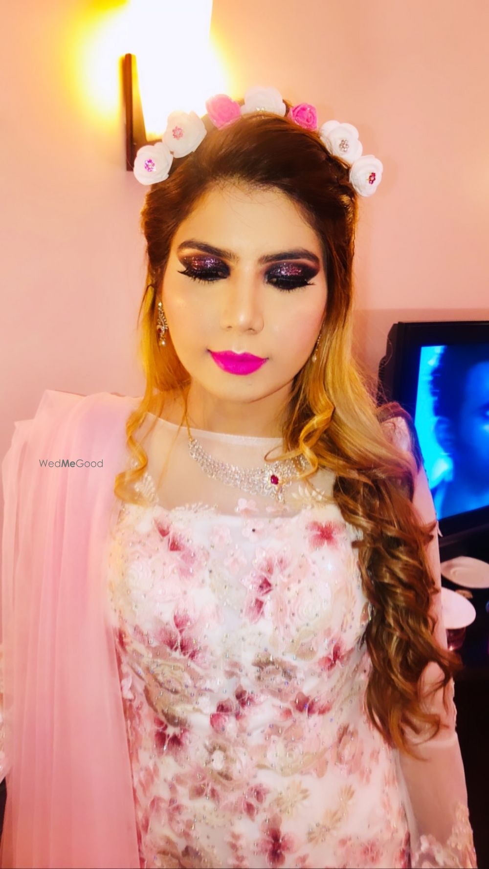 Photo From black smokey eye look with a touch of pink glitter  - By Get Sparkled by Aenaz Khan 