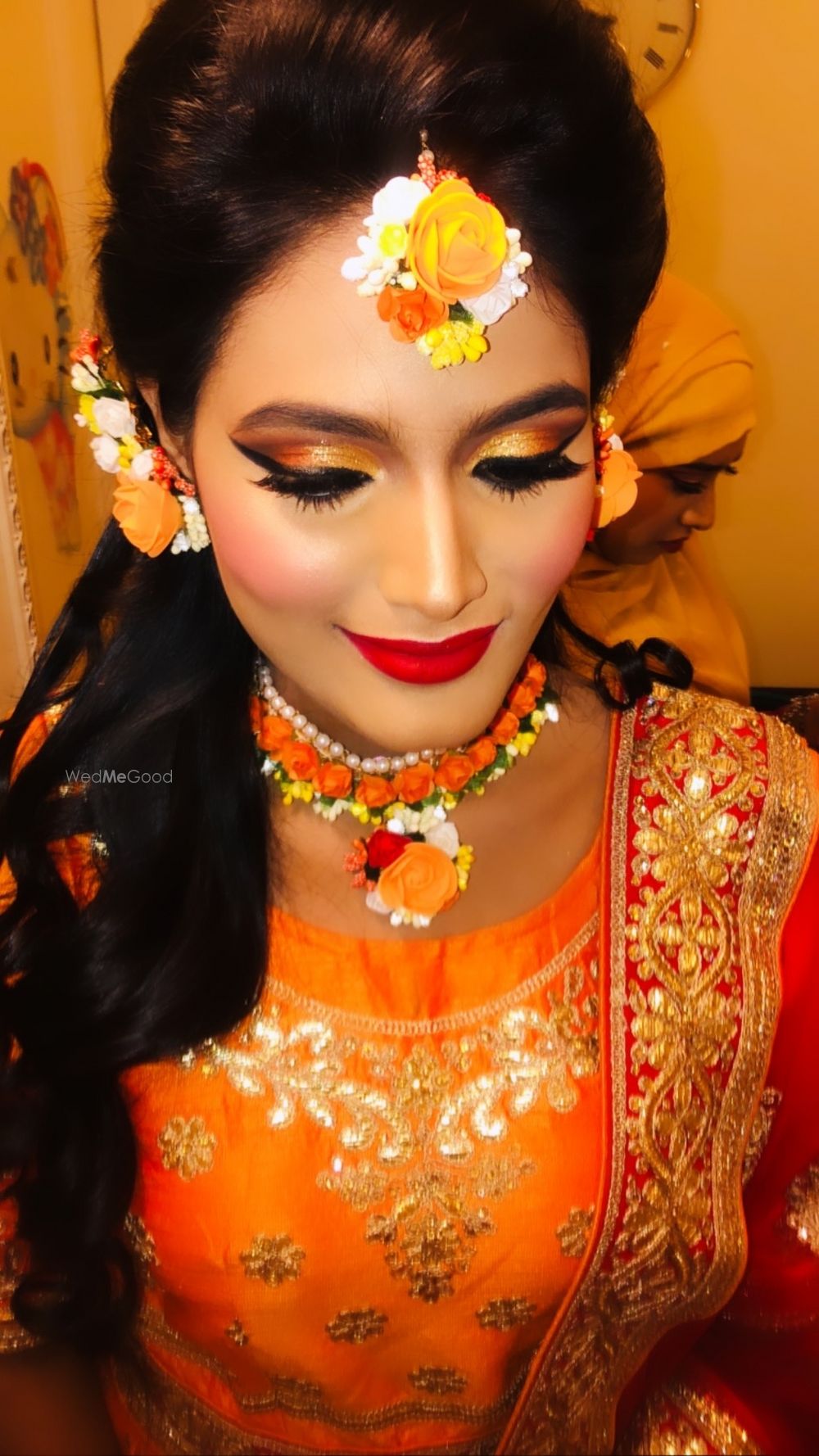 Photo From fun orange and gold bridal  - By Get Sparkled by Aenaz Khan 