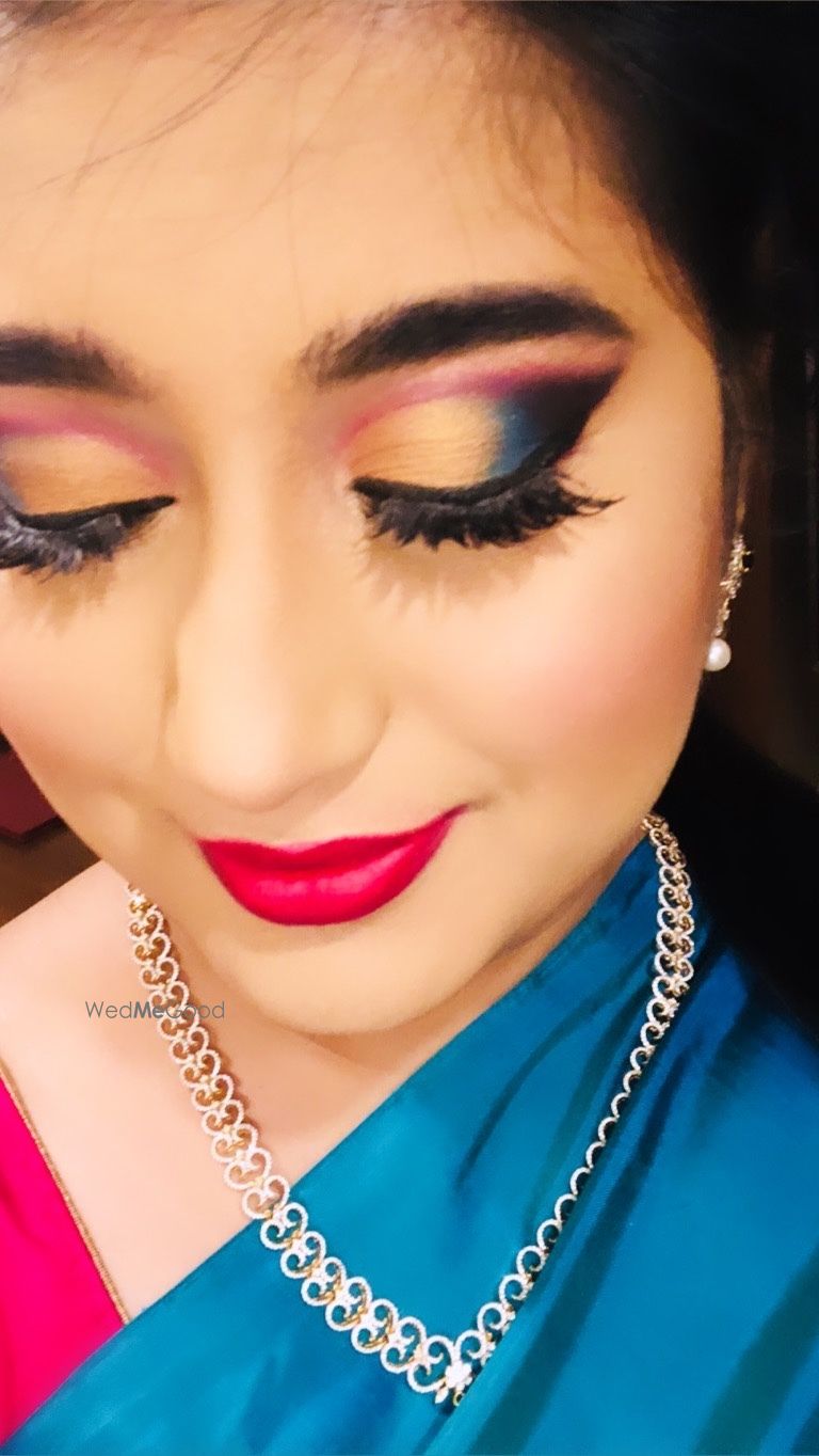 Photo From perfect combo of pink blue and gold  - By Get Sparkled by Aenaz Khan 