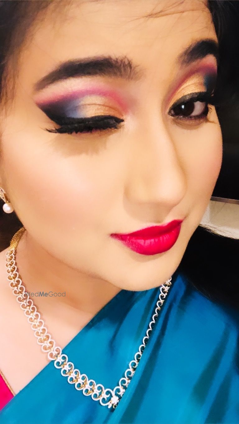 Photo From perfect combo of pink blue and gold  - By Get Sparkled by Aenaz Khan 