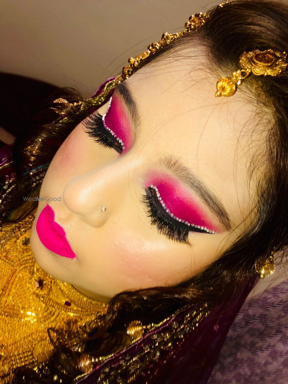 Photo From stone studded liner with purple smokey look  - By Get Sparkled by Aenaz Khan 