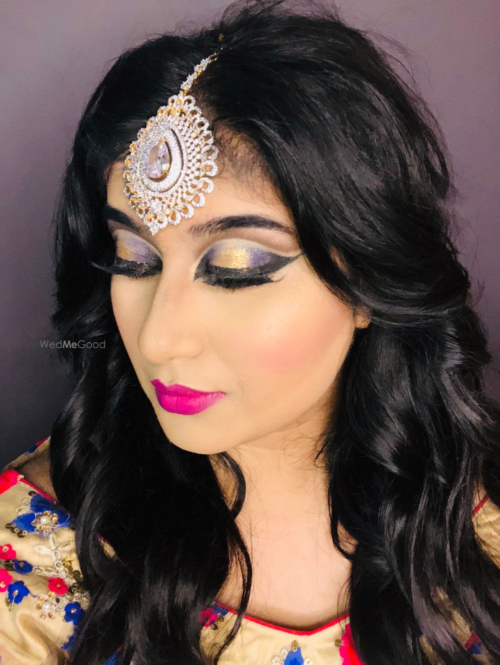 Photo From purple n gold dramatic double cut crease  - By Get Sparkled by Aenaz Khan 