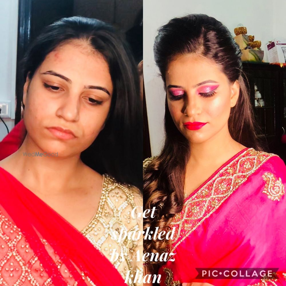 Photo From pink glitter look  - By Get Sparkled by Aenaz Khan 