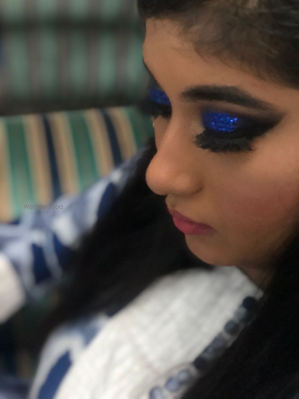 Photo From navy blue glitter smokey eye  - By Get Sparkled by Aenaz Khan 