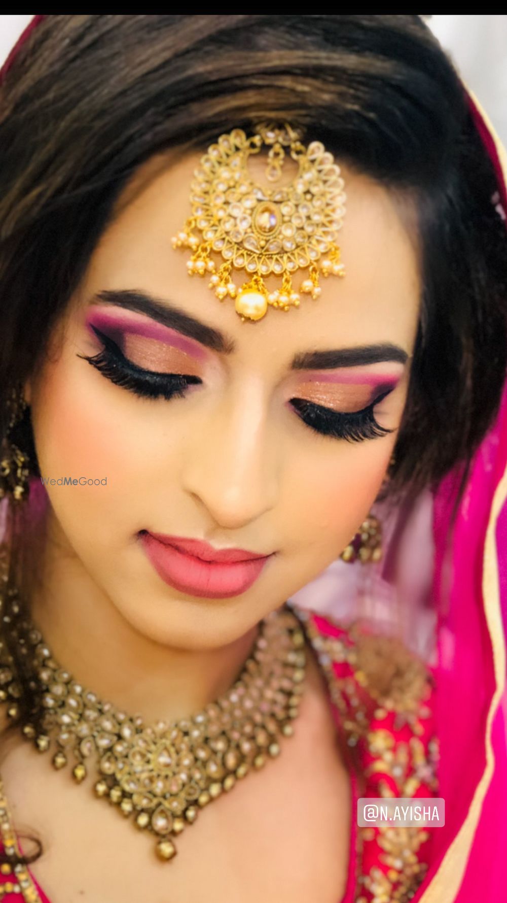 Photo From pink and gold semi cut crease  - By Get Sparkled by Aenaz Khan 