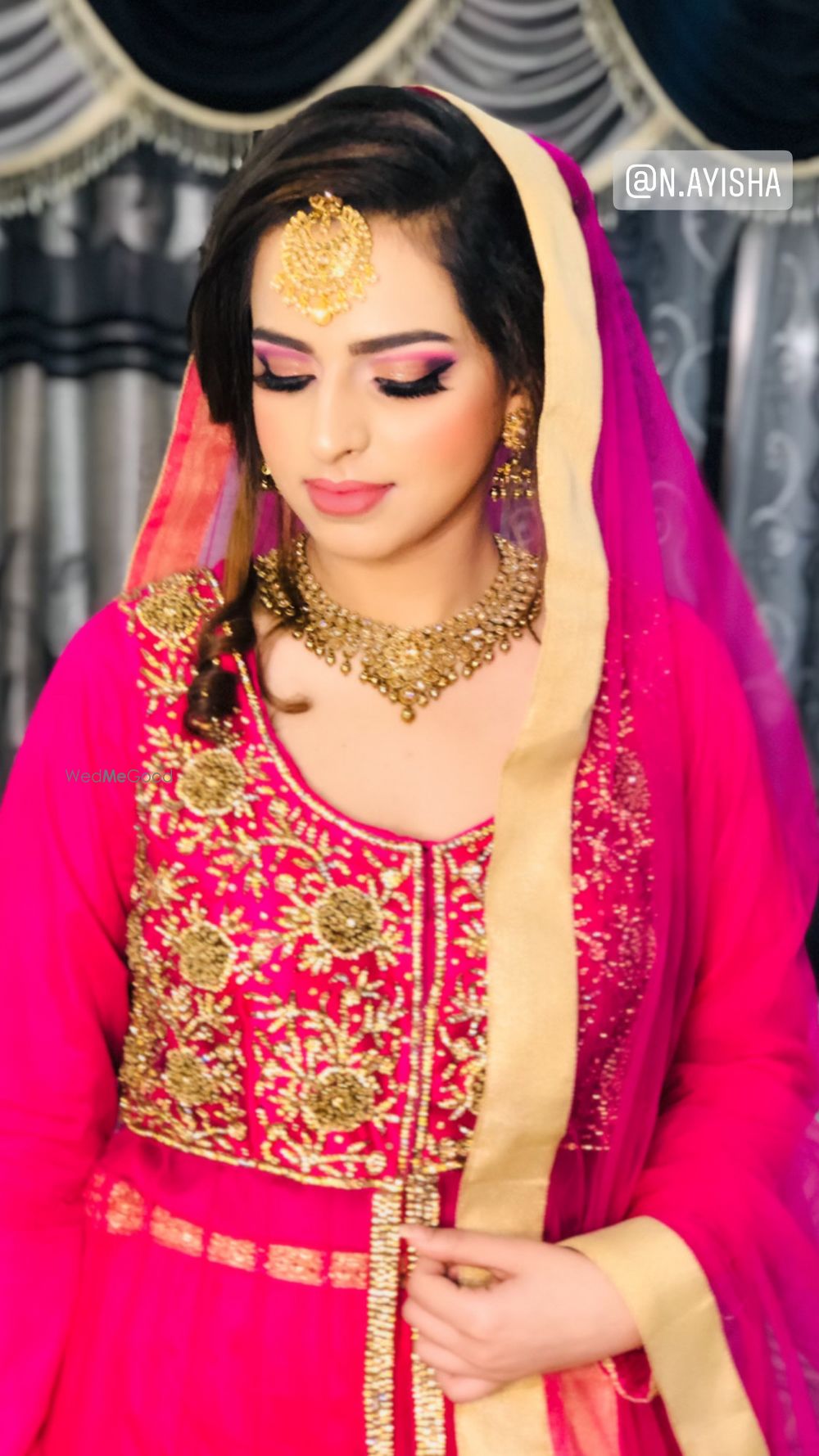 Photo From pink and gold semi cut crease  - By Get Sparkled by Aenaz Khan 