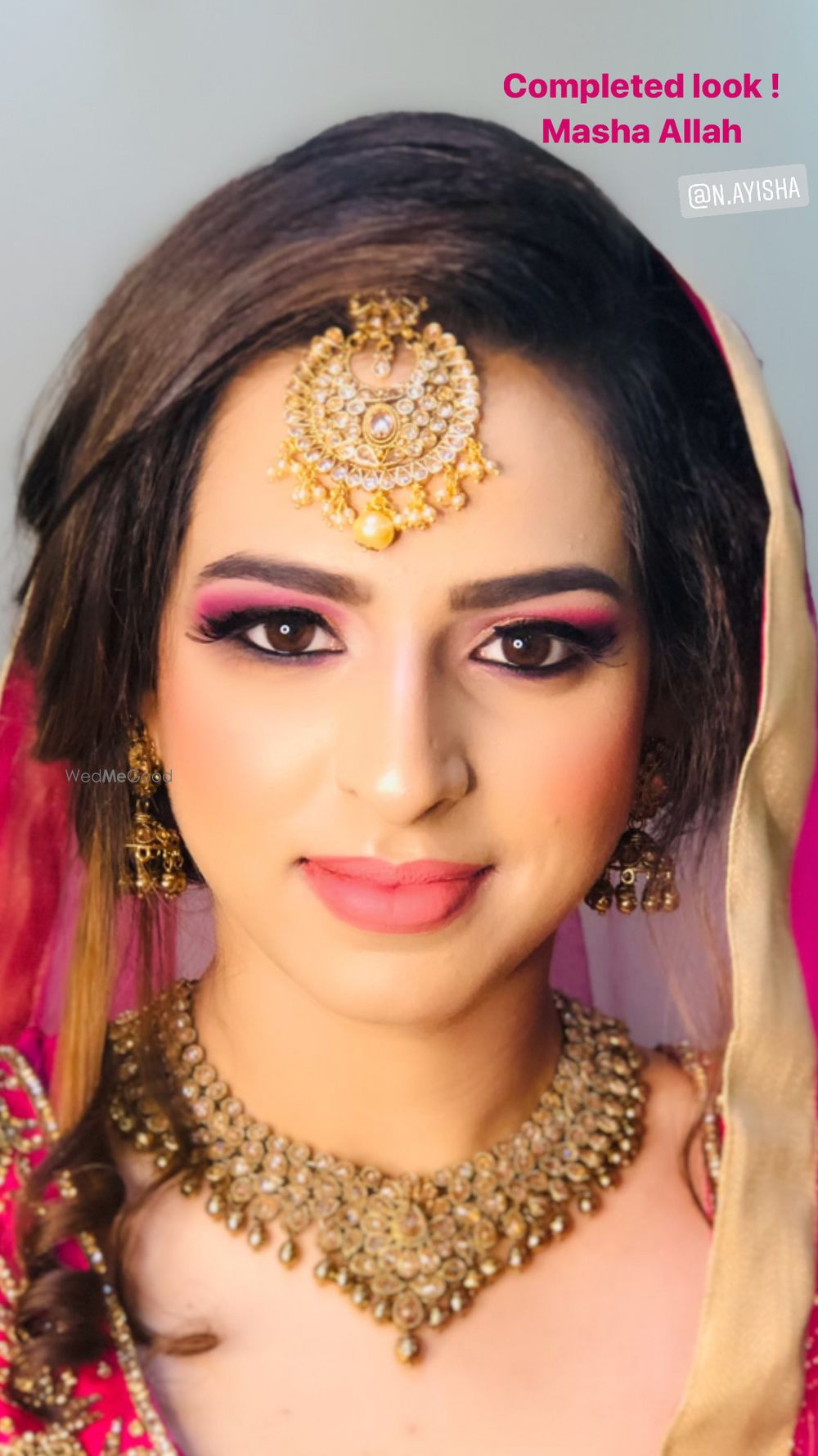 Photo From pink and gold semi cut crease  - By Get Sparkled by Aenaz Khan 