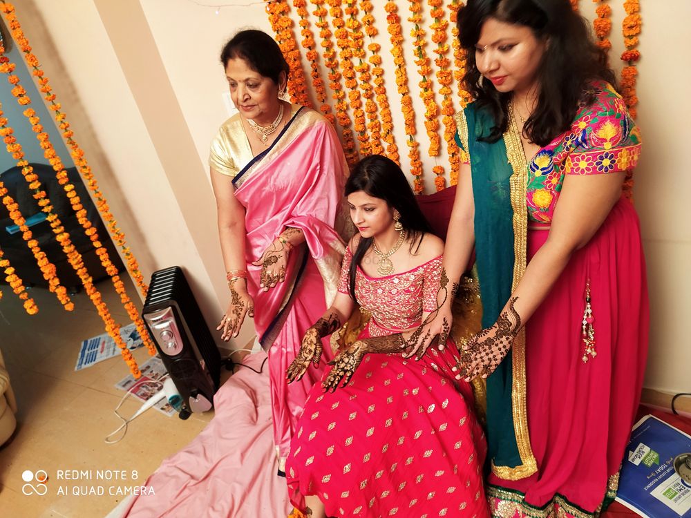 Photo From Anushree Mehandi Ceremony - By Jully Mehandi Designer